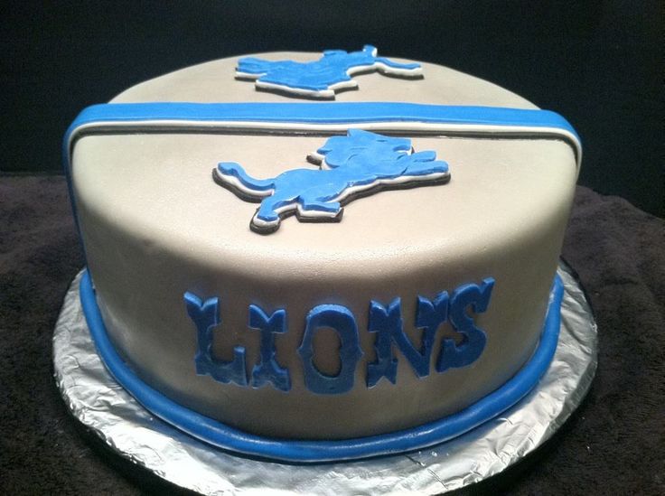 Detroit Lions Birthday Cake