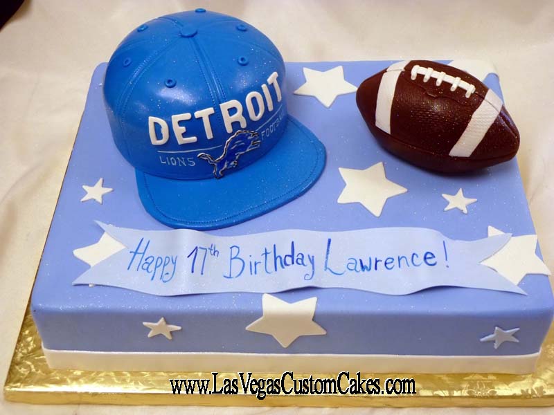 Detroit Lions Birthday Cake