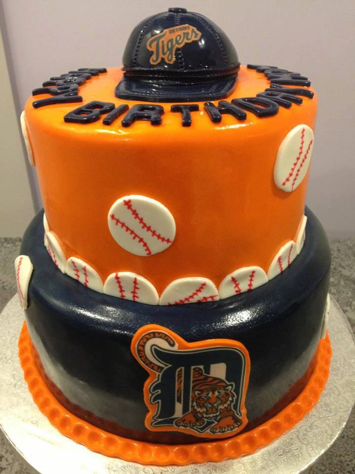 Detroit Tigers Cake