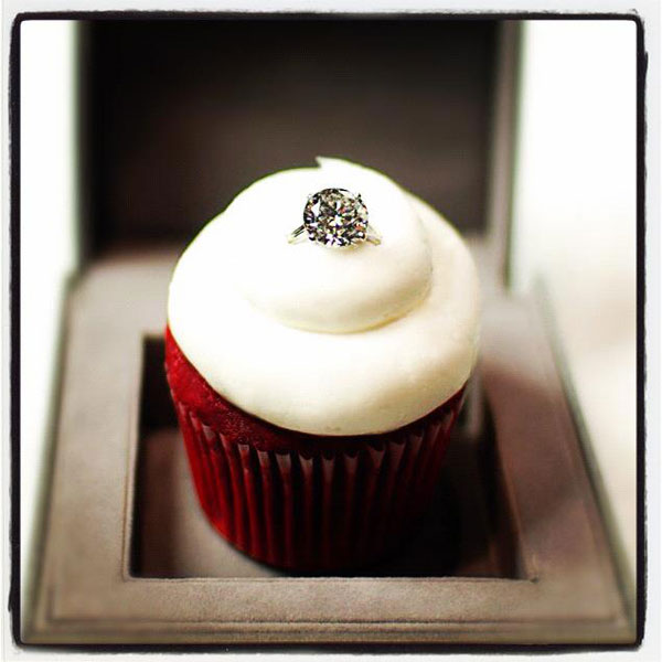 Diamond Ring Cupcakes