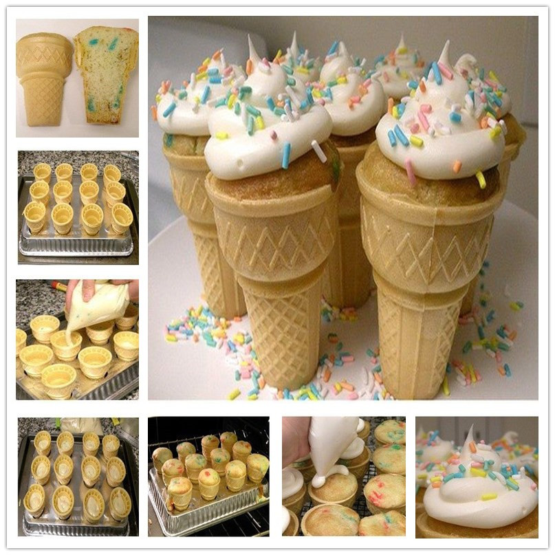 12 Photos of DIY Cupcakes In Ice Cream Cones