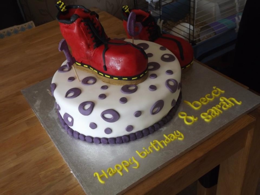 Doc Martin Boot Cake