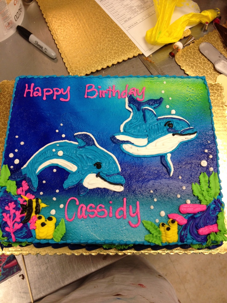 12 Photos of Dolphin Birthday Cakes 9