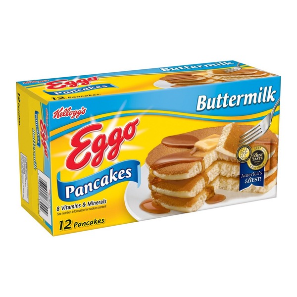 Eggo Buttermilk Pancake Nutrition Label