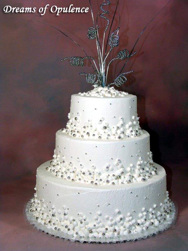 Elegant 2 Tier Wedding Cake