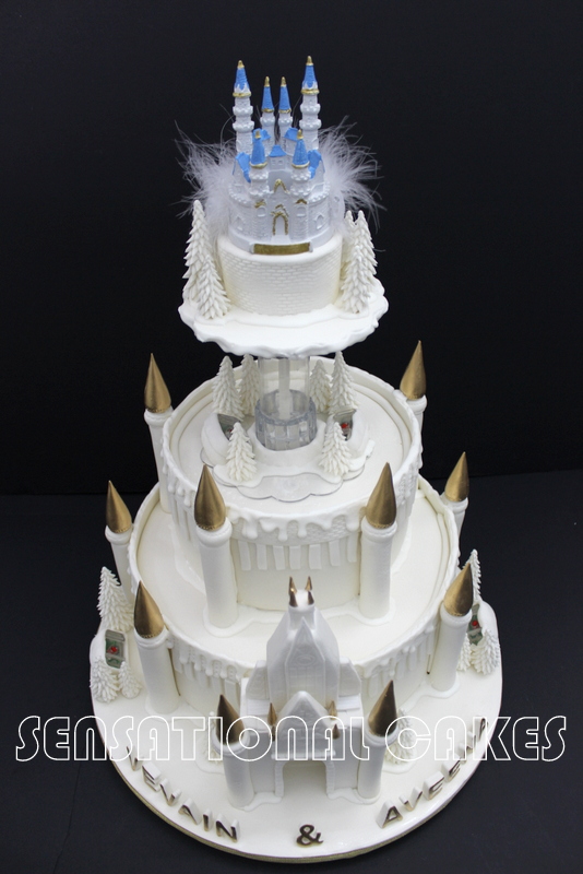 Fairy Tale Castle Wedding Cake