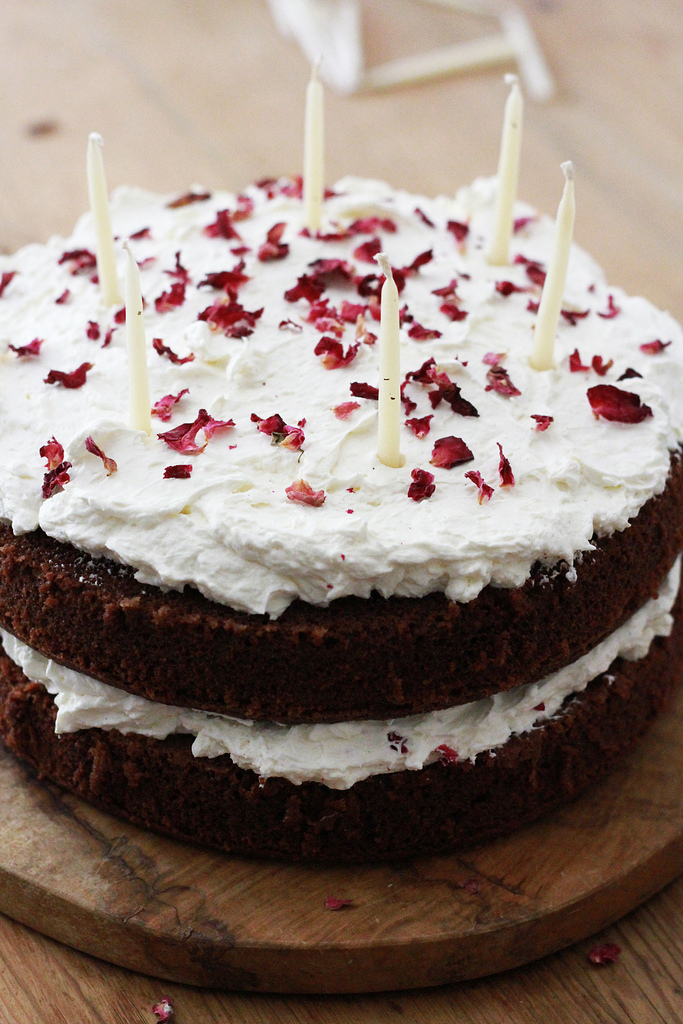 Fancy Chocolate Birthday Cake