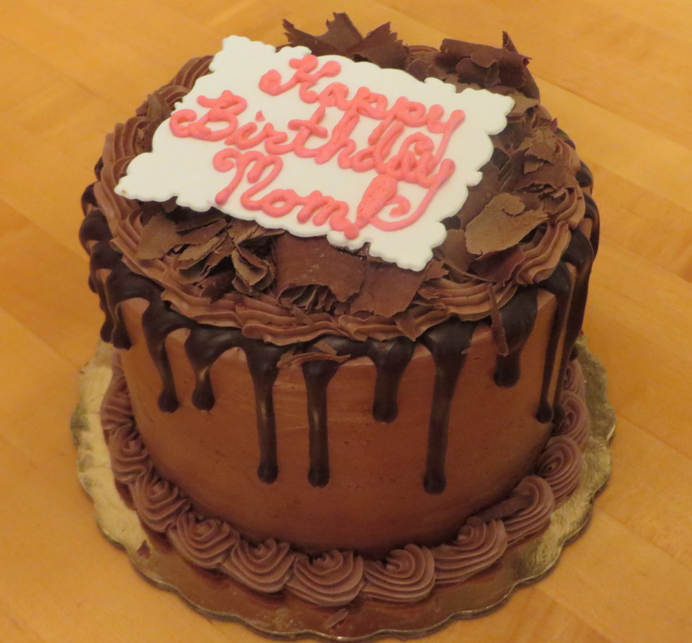 Fancy Chocolate Birthday Cake