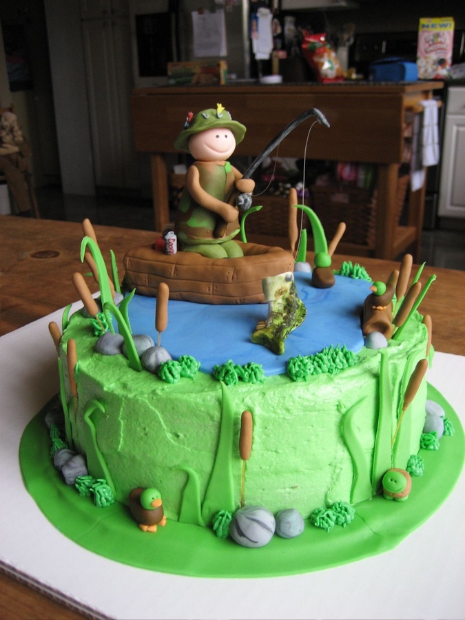 Fishing Birthday Cake Ideas for Men