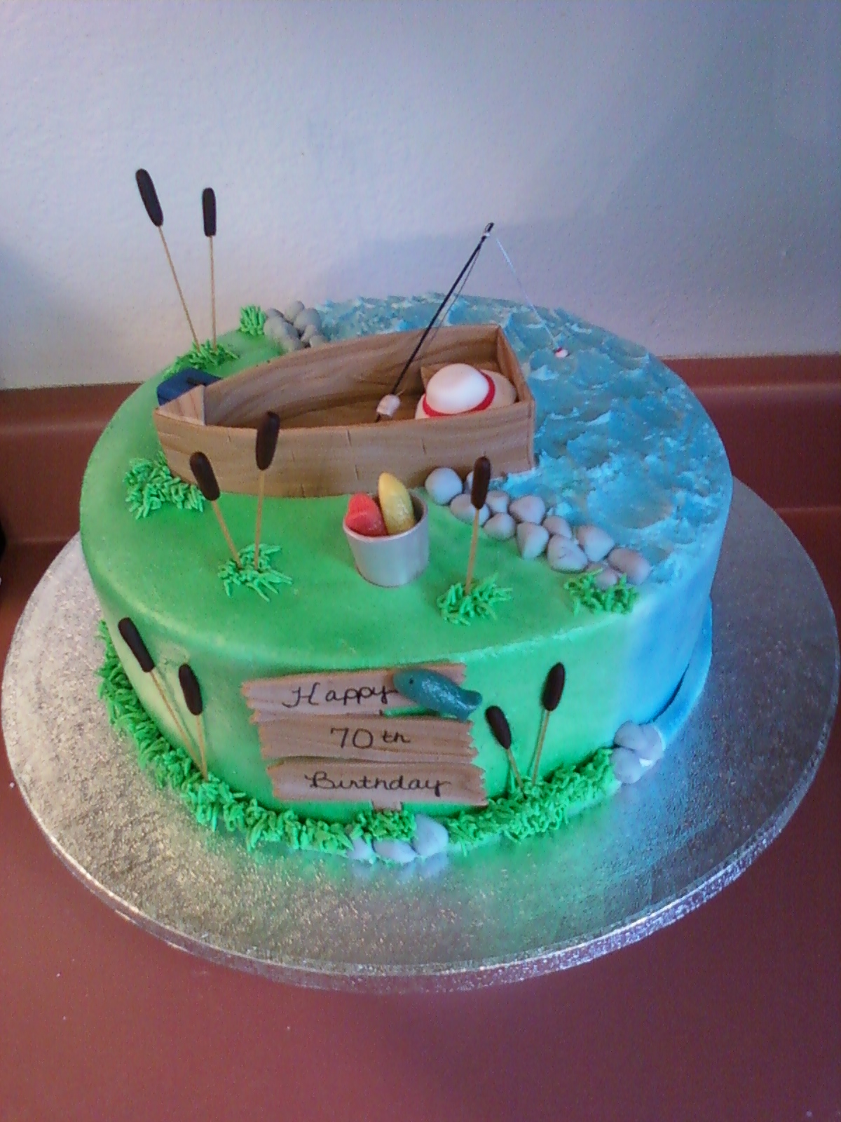 Fishing Birthday Cake