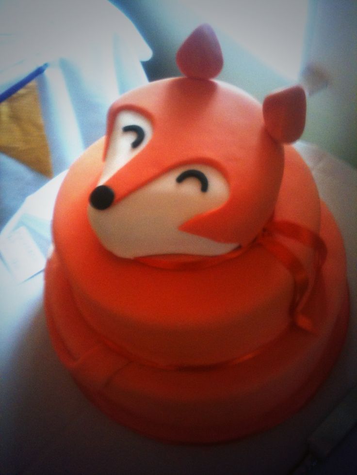 12 Photos of Fox Birthday Cakes