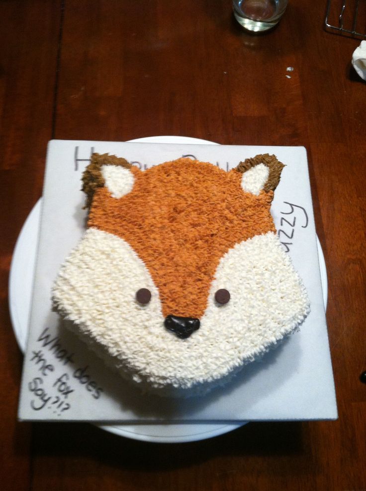 Fox Birthday Cake Ideas