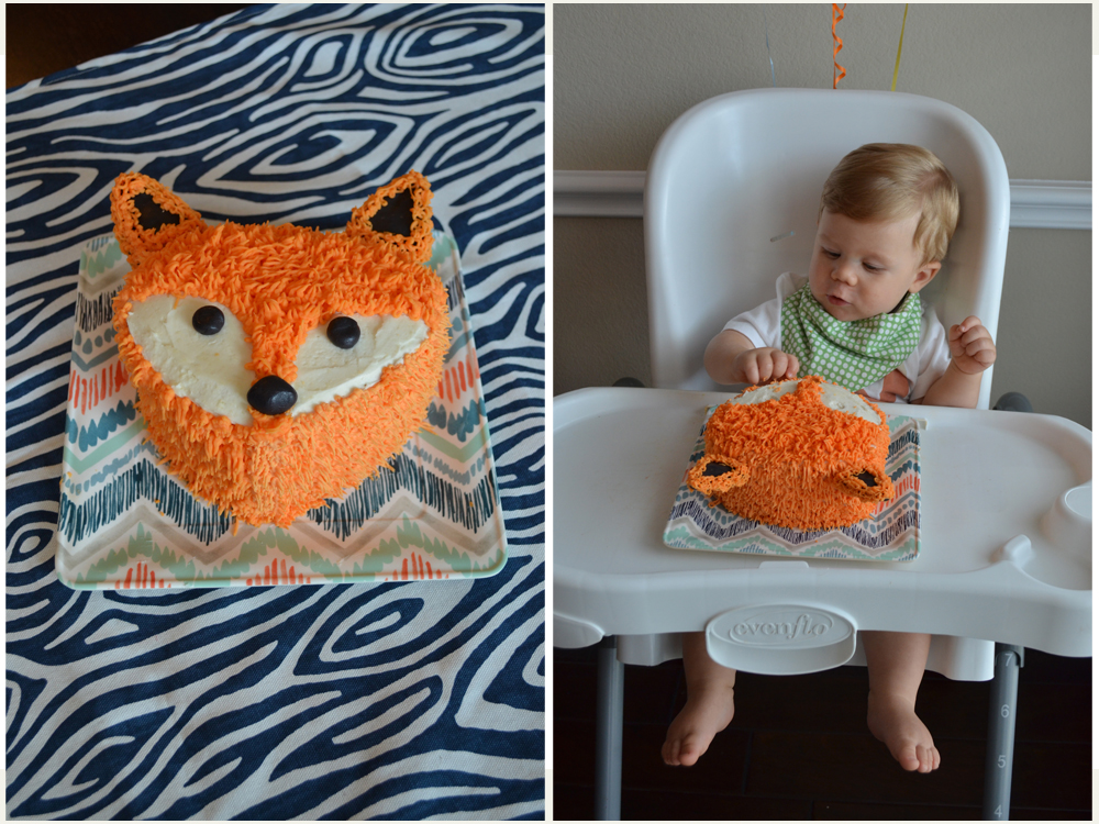 Fox Birthday Cake