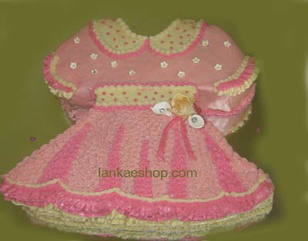 Frock Baby Girl Cakes