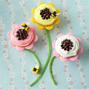 Fun Flower Cupcake Cake