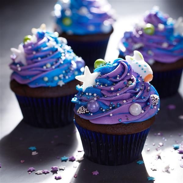 Galaxy Cupcakes