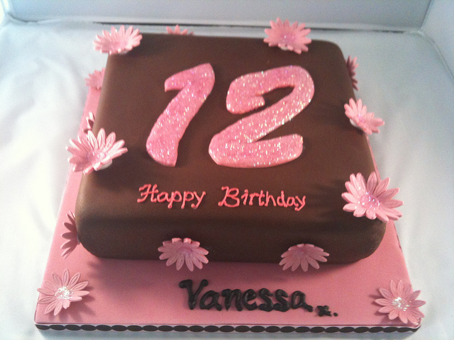 Girls 12th Birthday Cakes