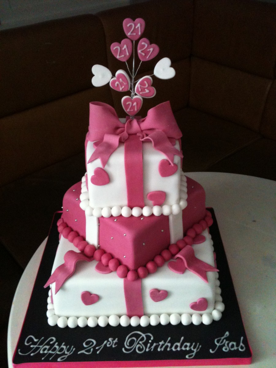 Girls 21st Birthday Cake Ideas