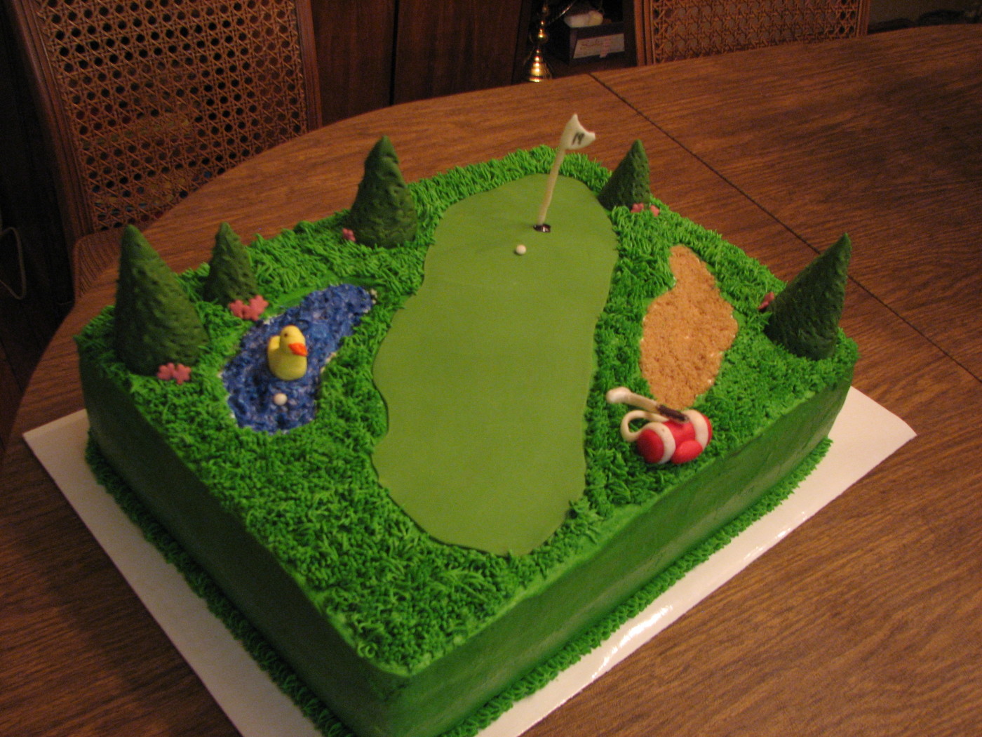 Golf Birthday Cake Decorations