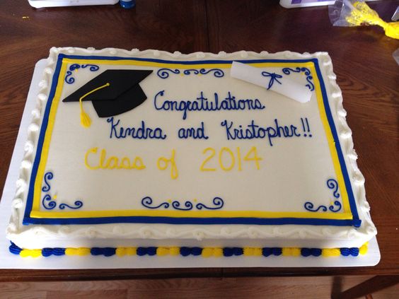 Graduation Sheet Cake Ideas