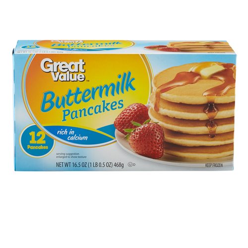 Great Value Frozen Pancakes