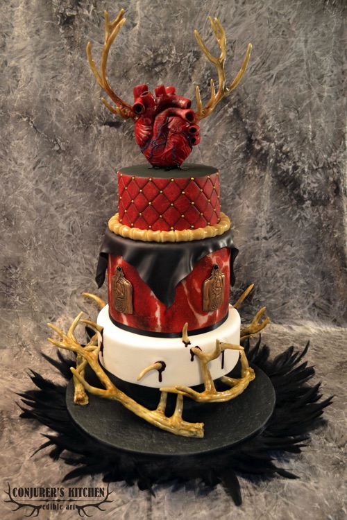 Halloween Wedding Cake