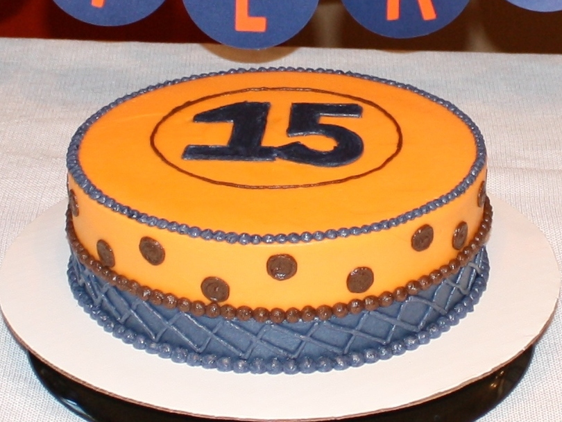 Happy 15th Birthday Cake