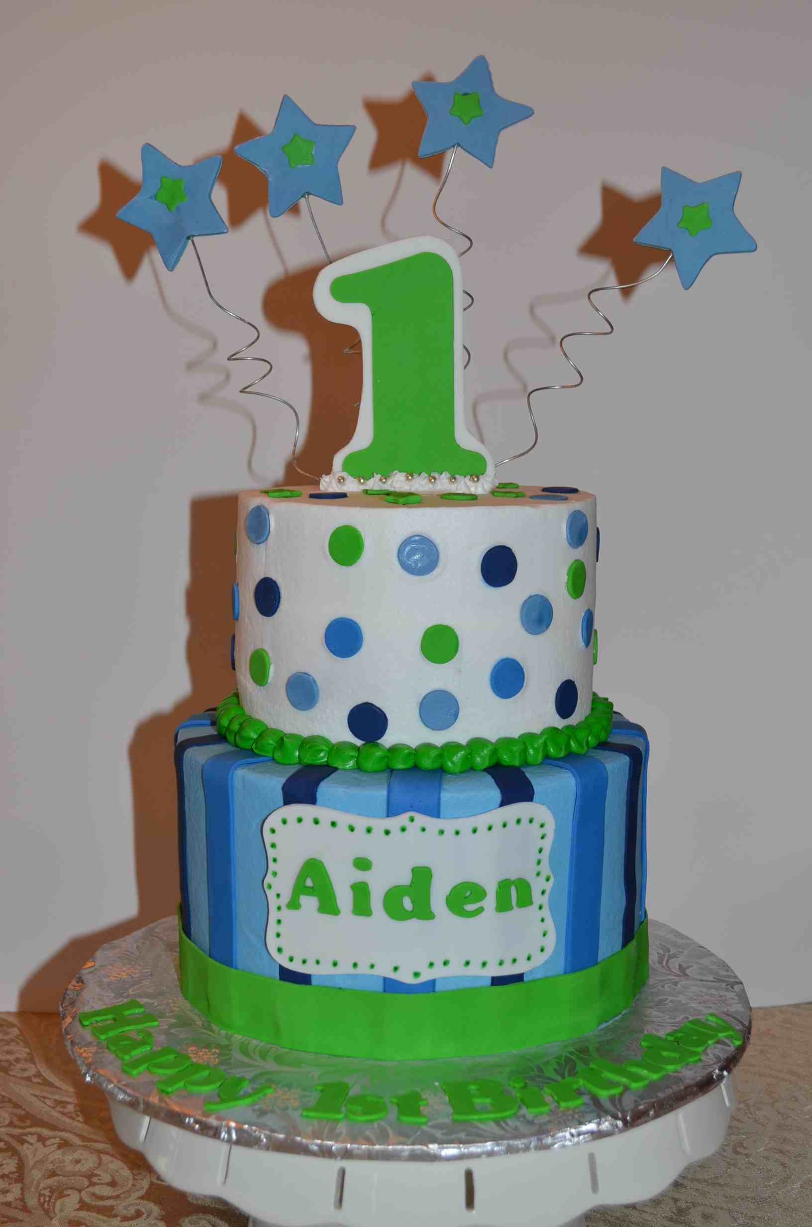 Happy Birthday Aiden Cake