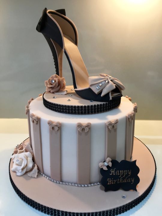 Happy Birthday Cake High Heels