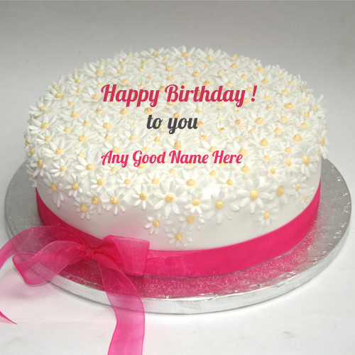 Happy Birthday Cake with Name