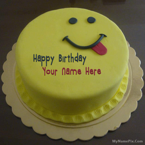 Happy Birthday Cake with Name