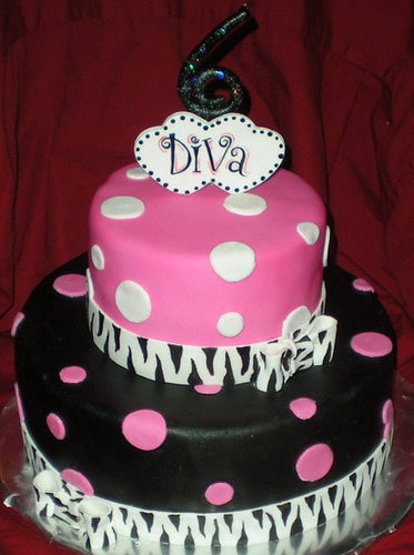 Happy Birthday Diva Cake