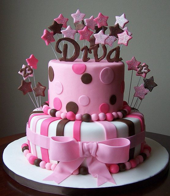 12 Photos of Diva Birthday Cakes For Girls