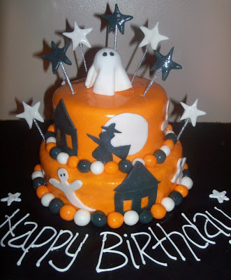 Happy Birthday Halloween Cakes