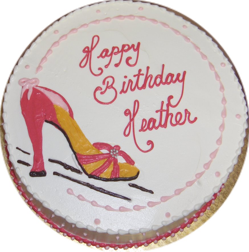 Happy Birthday Heather Cake