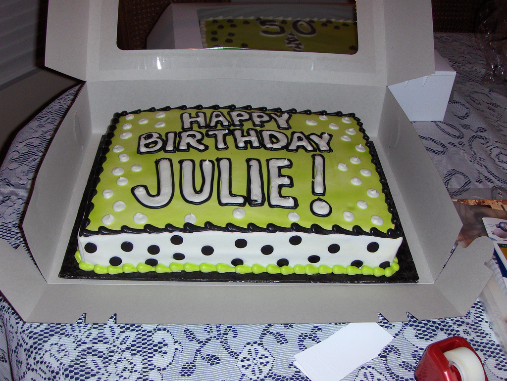 Happy Birthday Julie Cake