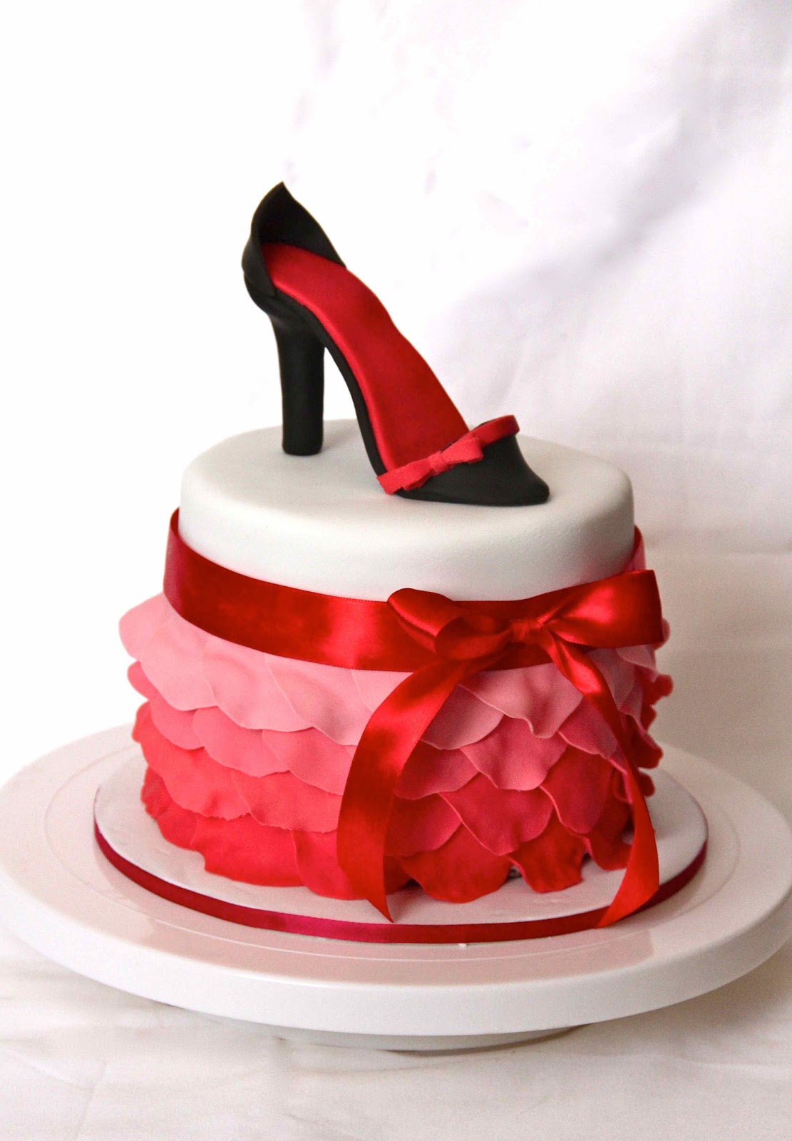 Happy Birthday Shoe Cake with Shoes