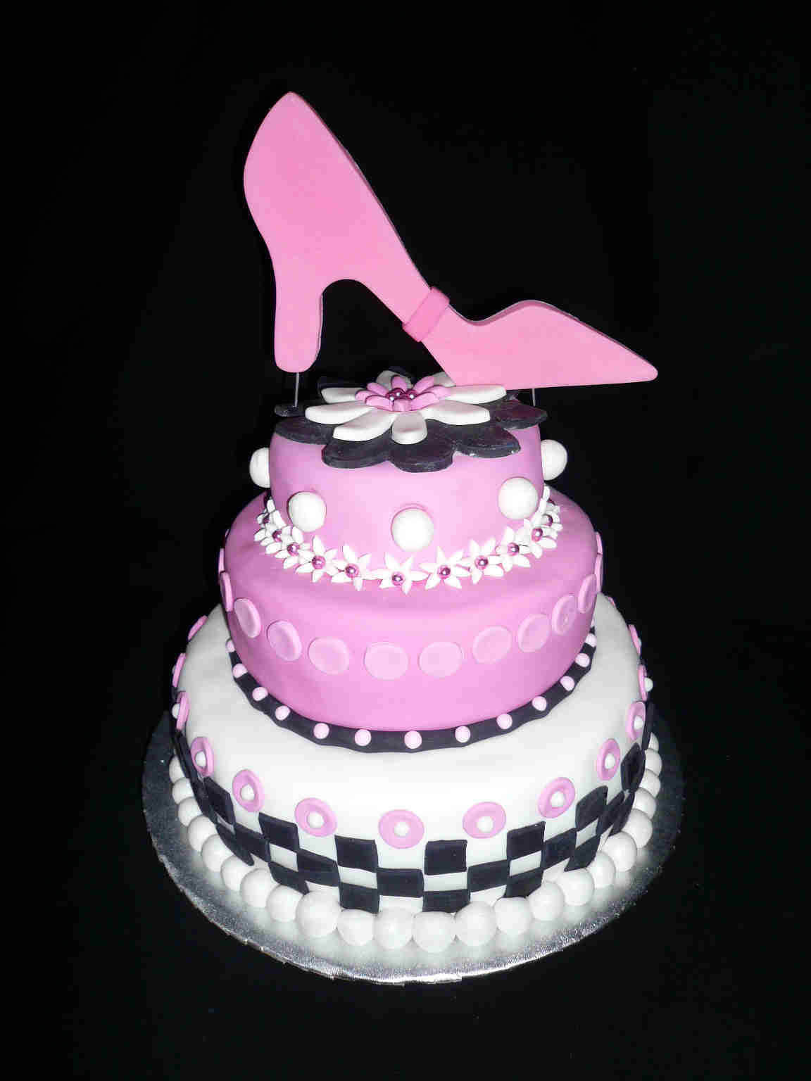 Happy Birthday Shoe Cake