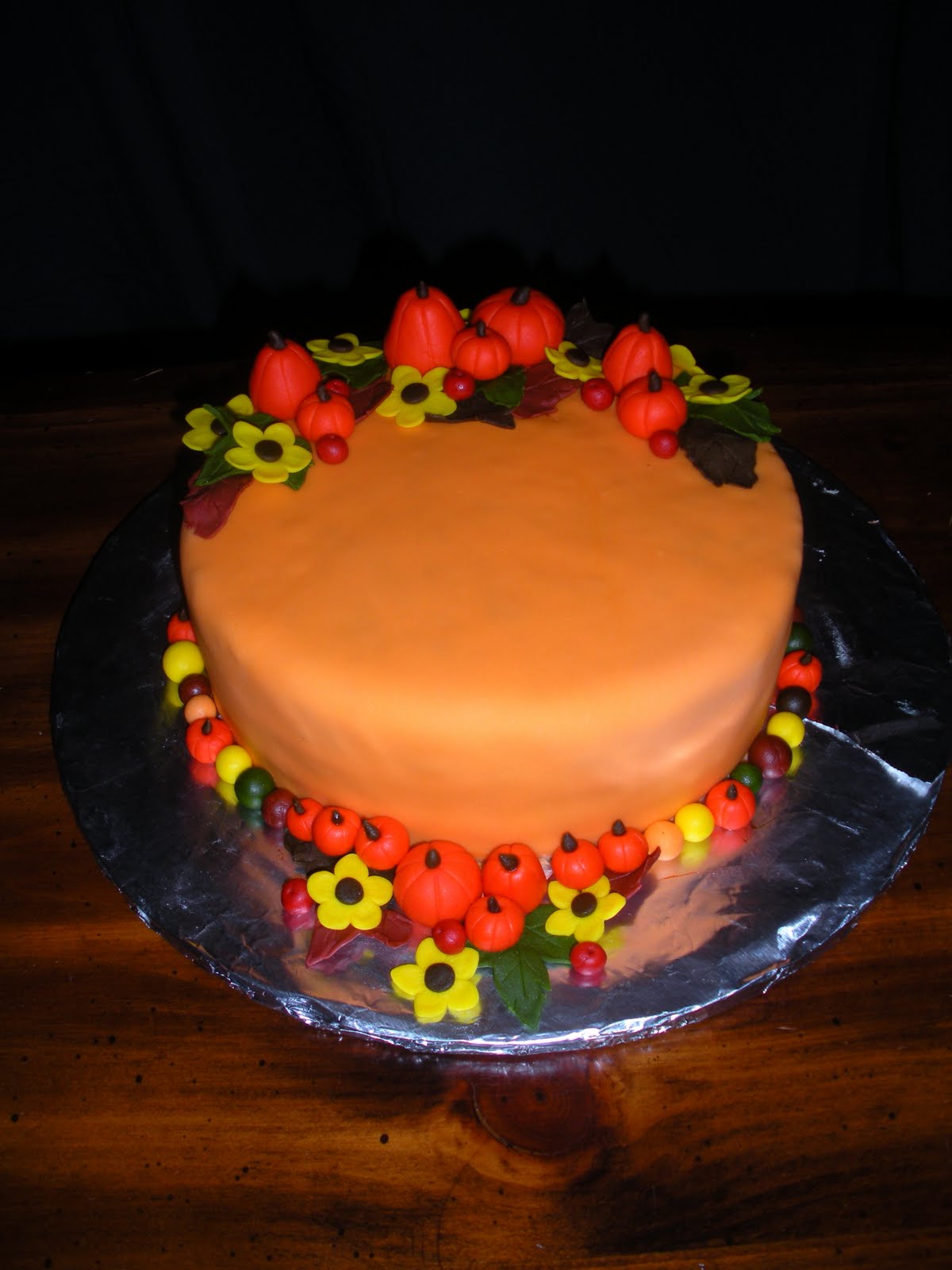 Happy Fall Birthday Cake