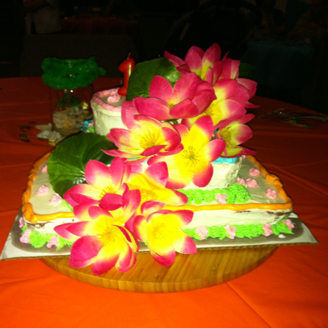 Hawaiian Sweet 16 Birthday Cakes