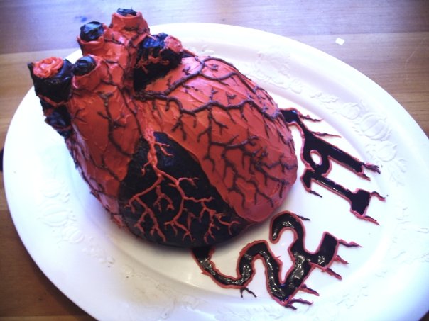 Human Heart Cake Birthday