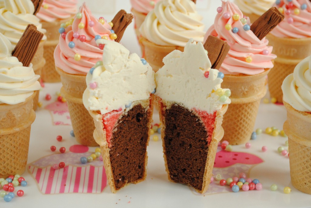 Ice Cream Cone Cupcakes