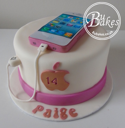 iPhone Themed Birthday Cake