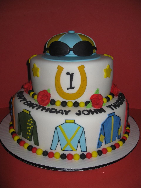 Kentucky Derby Birthday Cake