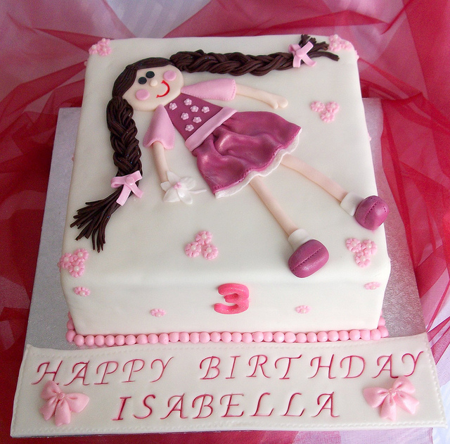 Little Girls Birthday Cake