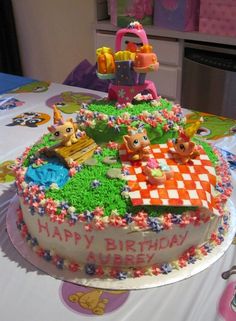 Littlest Pet Shop Birthday Cake