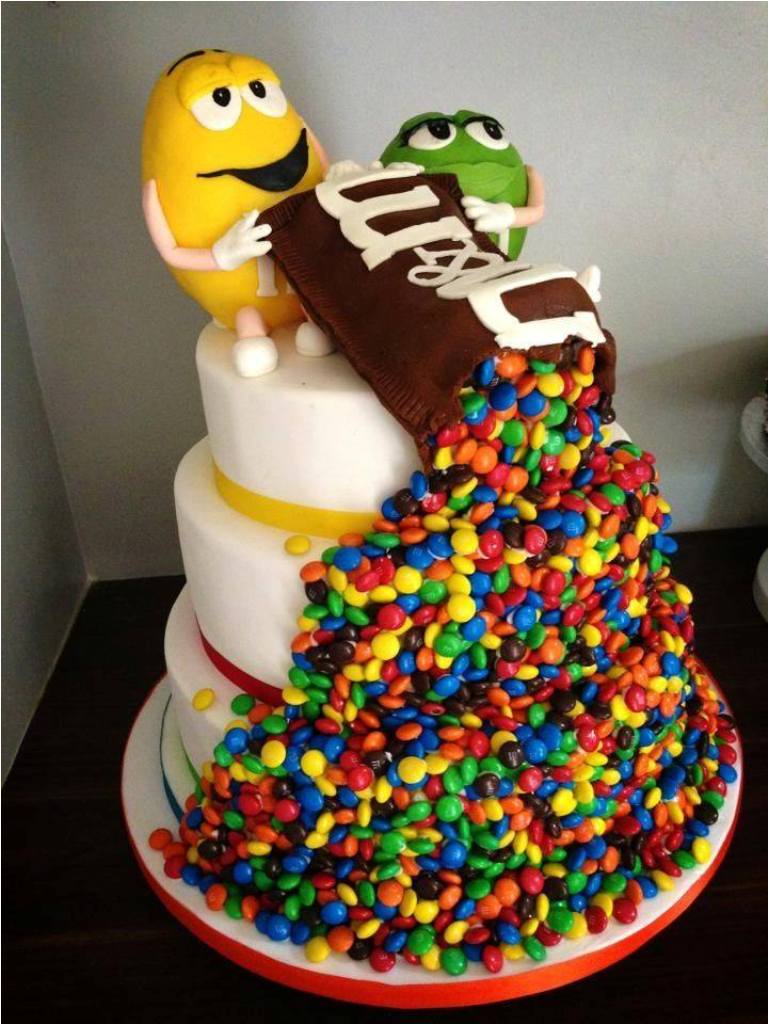 M Birthday Cake Idea