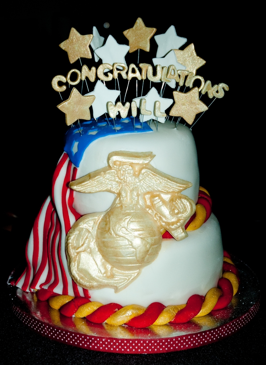 Marine Graduation Cake Ideas