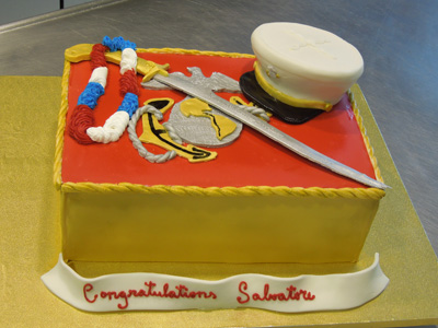 Marine Graduation Cake Ideas