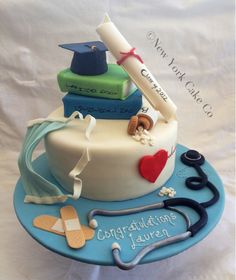 Medical Doctor Graduation Cake